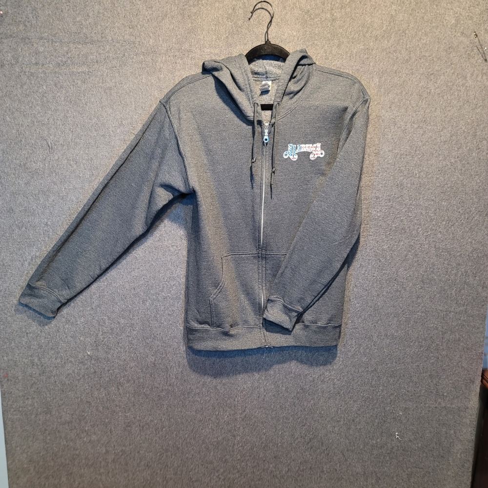 ALABAMA Band 50 Years of Life‎ and Music Gray Zip Up Hoodie